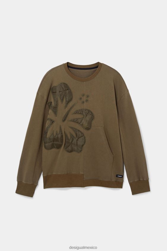 Desigual hombres sudadera oversize con dobladillo asimétrico VZ26R01596 ropa Desigual hombres sudadera oversize con dobladillo asimétrico VZ26R01596 ropa
